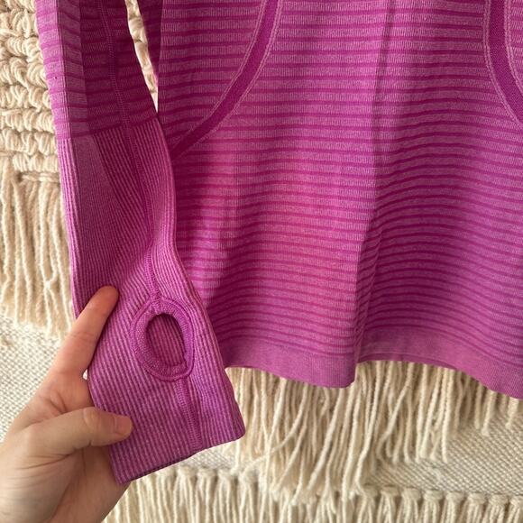 Lululemon Purple Swiftly Tech Long Sleeve - Picture 3 of 6